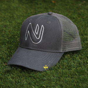 NuFish Cap - Grey - Grey Logo Outline